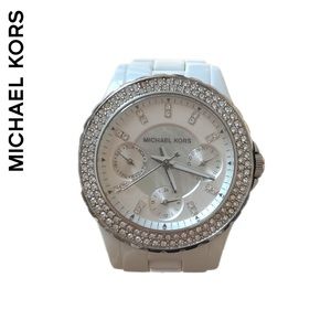 Michael Kors - Women's Madison Watch - MK 5300 - White Crystal Acrylic